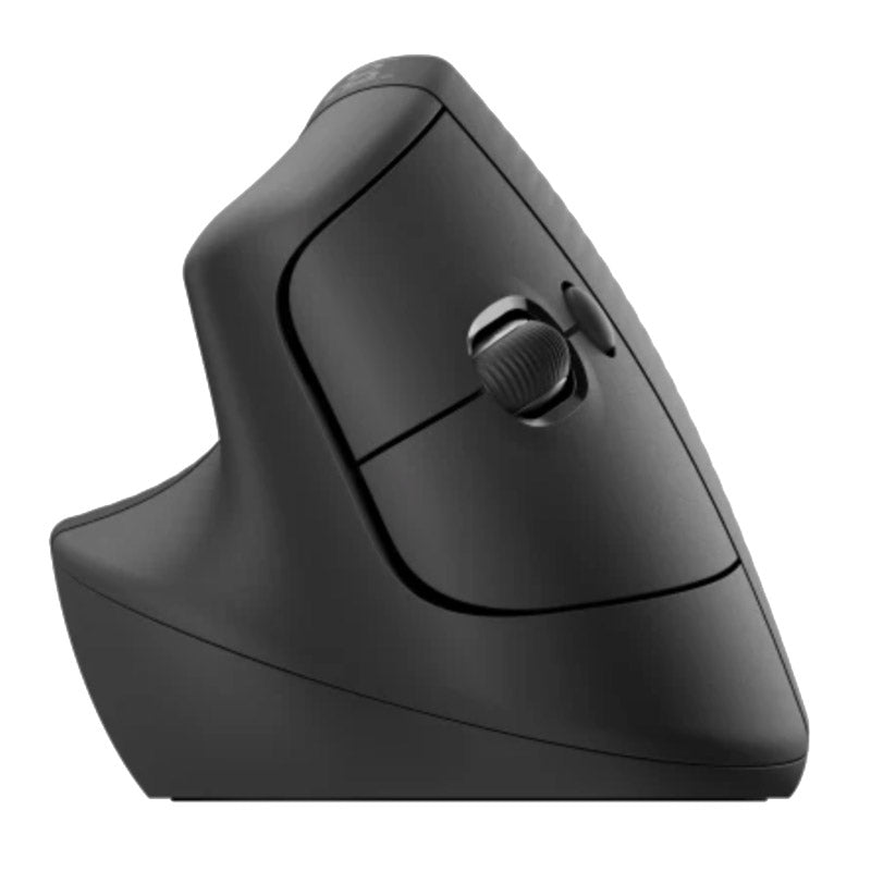 LOGITECH Lift Left navpična ergonomska brezžična optična miška za levičarje, črna