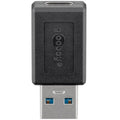 GOOBAY USB-A 3.0 na USB-C črn adapter