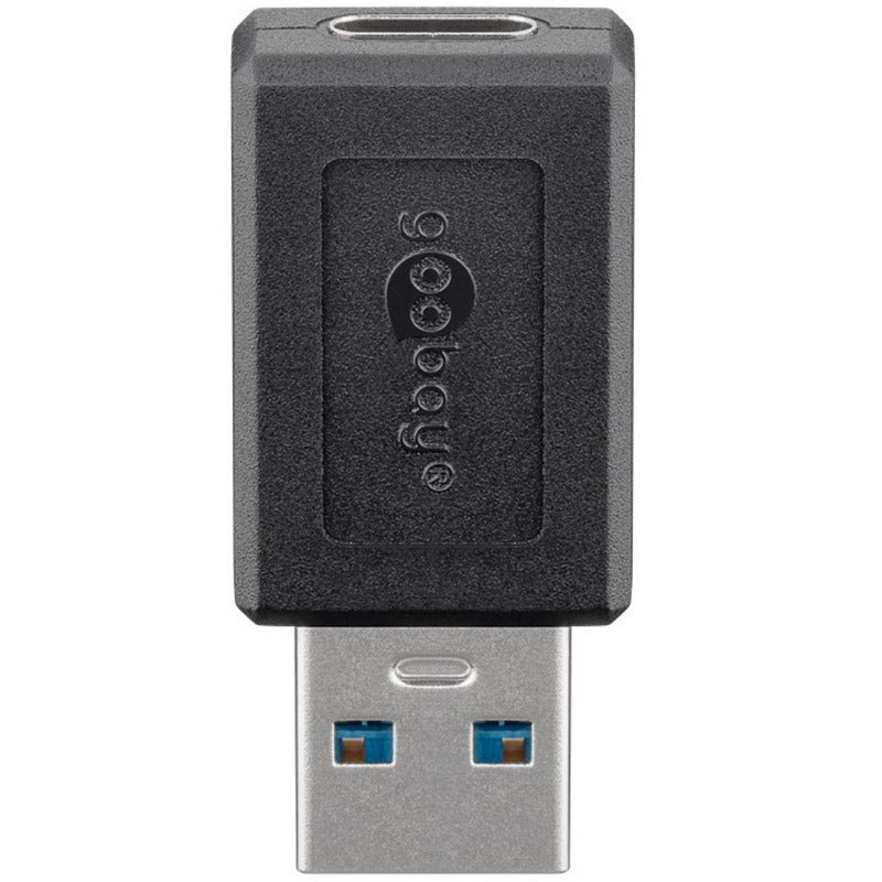 GOOBAY USB-A 3.0 na USB-C črn adapter