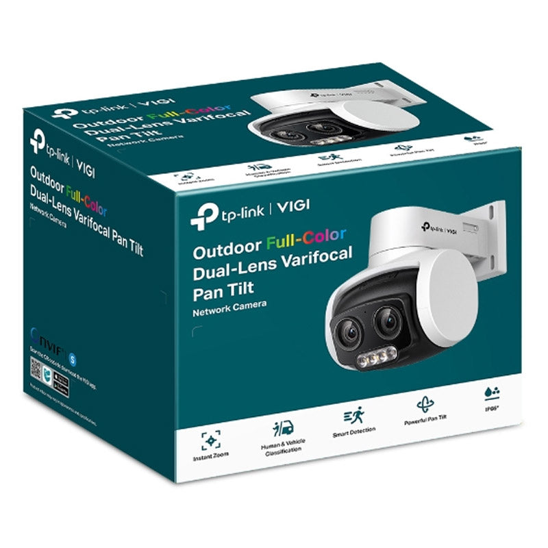 TP-LINK VIGI C540V 4MP SHD PAN TILT Full-color bela zunanja nadzorna kamera