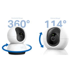 TP-LINK Tapo C220 dnevna/nočna Pan/Tilt QHD Wi-Fi bela nadzorna kamera