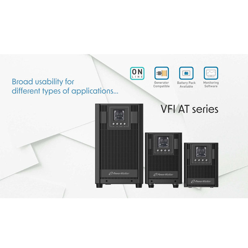 POWERWALKER VFI 1000 AT HID LCD Online 1000VA 900W UPS brezprekinitveno napajanje
