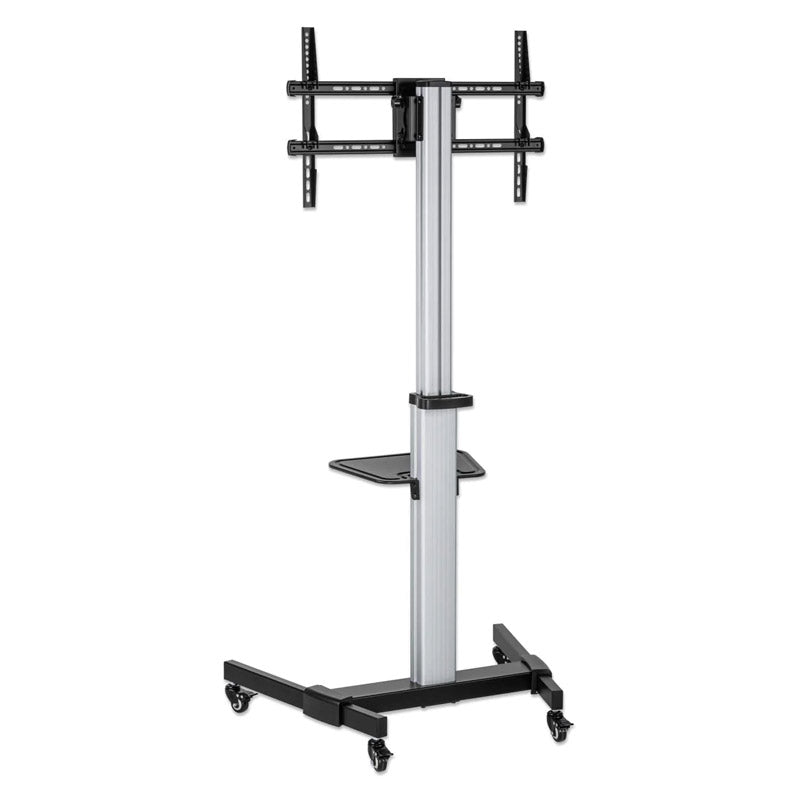 MANHATTAN 37" do 86" 50KG monitor 10 do 5° nagibni 90° rotacijski večnamenski voziček nosilec stojalo