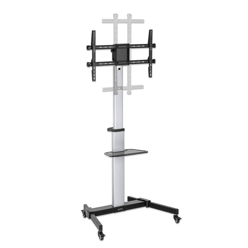 MANHATTAN 37" do 86" 50KG monitor 10 do 5° nagibni 90° rotacijski večnamenski voziček nosilec stojalo