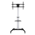 MANHATTAN 37" do 86" 50KG monitor 10 do 5° nagibni 90° rotacijski večnamenski voziček nosilec stojalo