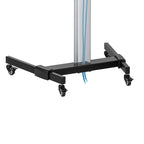 MANHATTAN 37" do 86" 50KG monitor 10 do 5° nagibni 90° rotacijski večnamenski voziček nosilec stojalo
