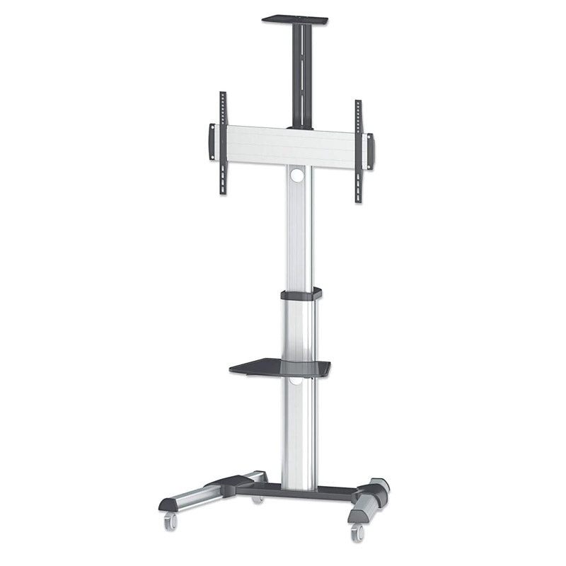 MANHATTAN 37" do 86" 50KG monitor 12 do 5° nagibni 90° rotacijski večnamenski voziček nosilec stojalo