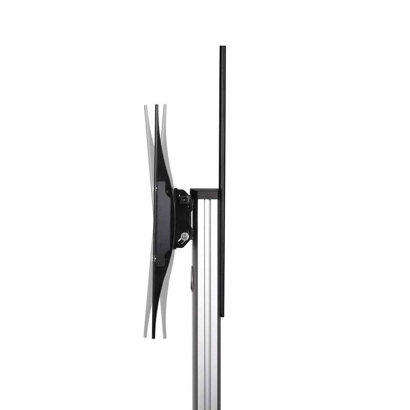 MANHATTAN 37" do 86" 50KG monitor 12 do 5° nagibni 90° rotacijski večnamenski voziček nosilec stojalo