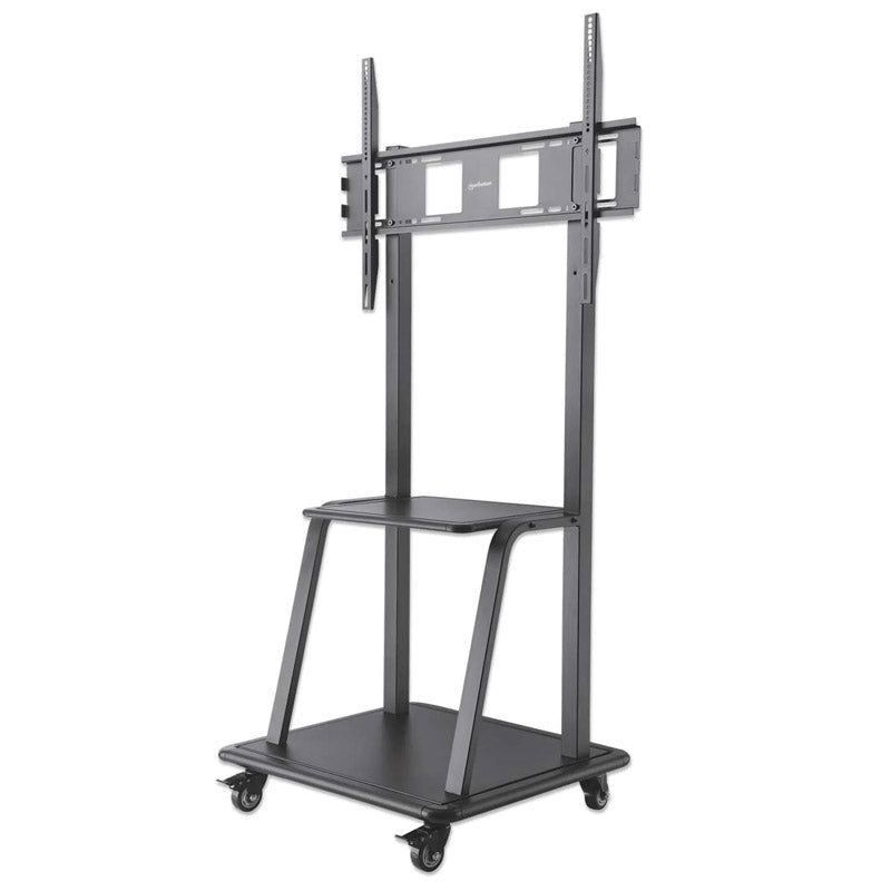 MANHATTAN 37" do 100" 150KG monitor 10 - 5° nagib 90° rotacijski, velikozmogljiv večnamenski voziček