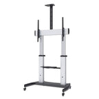 MANHATTAN 60" to 100" 100KG monitor multi-purpose trolley cart stand