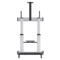 MANHATTAN 60" to 100" 100KG monitor multi-purpose trolley cart stand