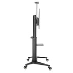 MANHATTAN 70" do 120" 140 kg monitor 10 - 5° nagib 90° rotacijski večnamenski voziček nosilec stojalo