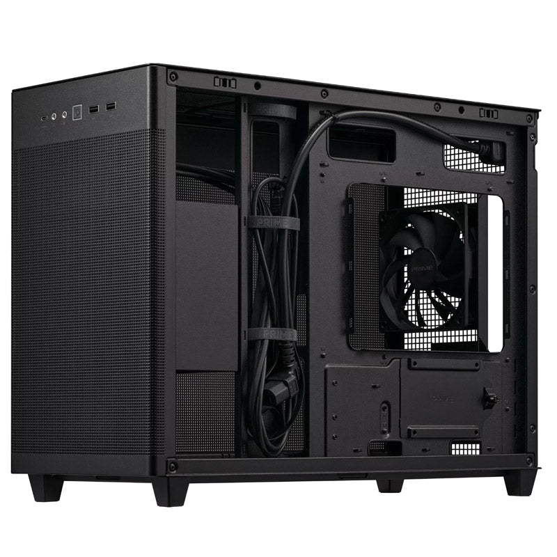 ASUS Prime AP201 MicroATX črno ohišje