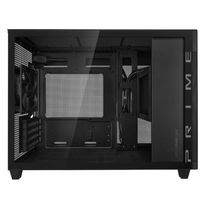 ASUS Prime AP201 MicroATX okno črno ohišje
