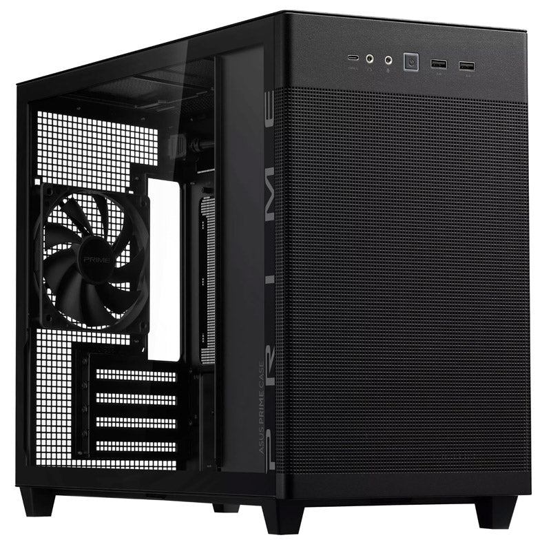 ASUS Prime AP201 MicroATX okno črno ohišje