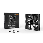 BE QUIET! Pure Wings 3 (BL105) 120 mm 4-pinski PWM črn ventilator