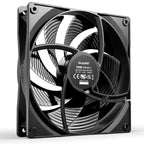 BE QUIET! Pure Wings 3 visokohitrostni (BL109) 140 mm 4-pin PWM črn ventilator