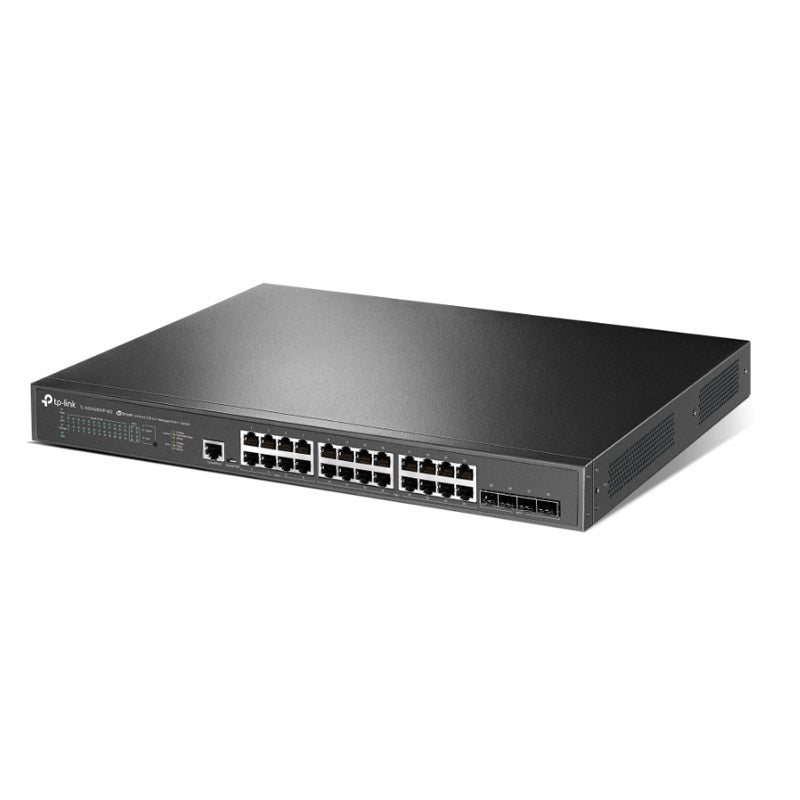 TP-LINK JetStream TL-SG3428XPP-M2 28-portno 24x 2.5GBASE-T (16x PoE+ 8x PoE++) RJ45 4x 10Gbps SFP+ L2+ Managed mrežno stikalo