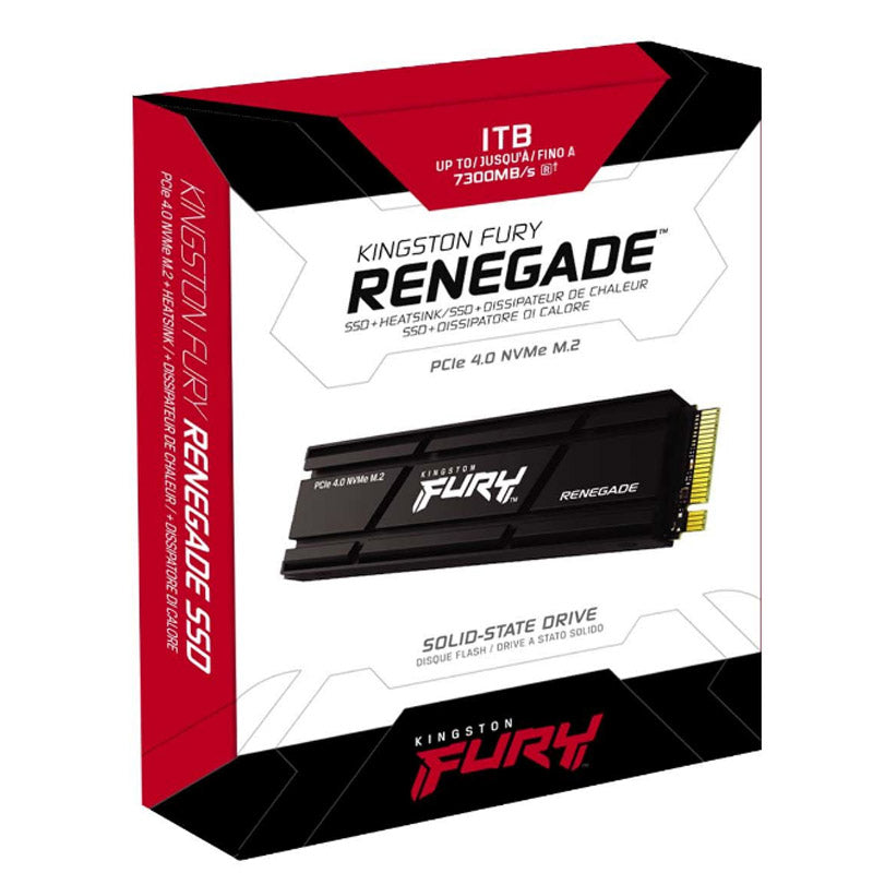 KINGSTON Fury Renegade 1TB M.2 PCIe NVMe SFYRSK/1000G SSD s hladilnikom