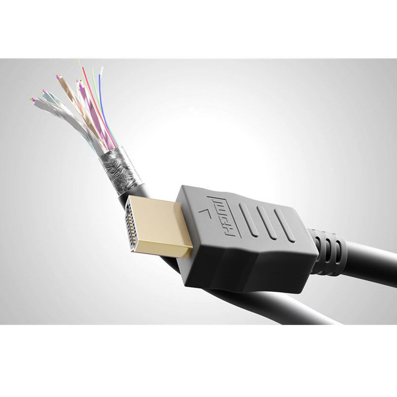 GOOBAY High Speed ​​HDMI (M/M) 2.0 4K 60Hz 1,5m Ferit z Ethernet pozlačen črn kabel