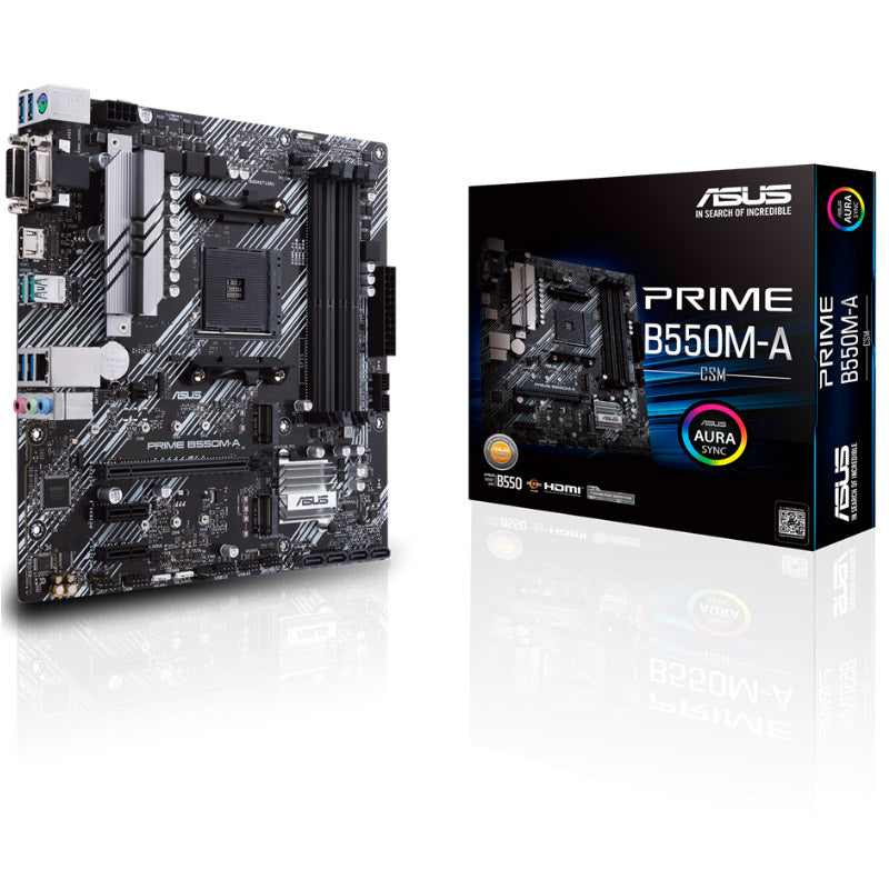 ASUS Prime B550M-A/CSM AM4 DDR4 mATX Motherboard