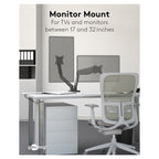 GOOBAY za 2 monitorja 17"- 32" 9kg plinska vzmet namizni nosilec