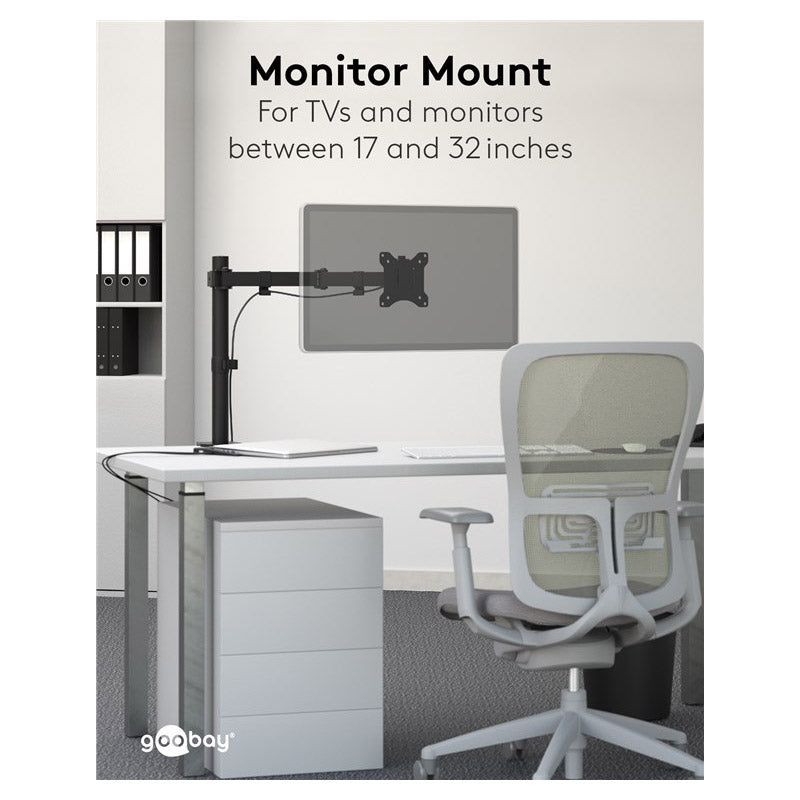 GOOBAY za monitor 17"- 32" 9kg FLEX namizni nosilec