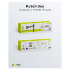 GOOBAY za monitor 17"- 32" 9kg FLEX namizni nosilec