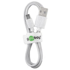 GOOBAY USB-A 2.0 na microUSB (tip B) 2m bel prenos podatkov polnilni kabel