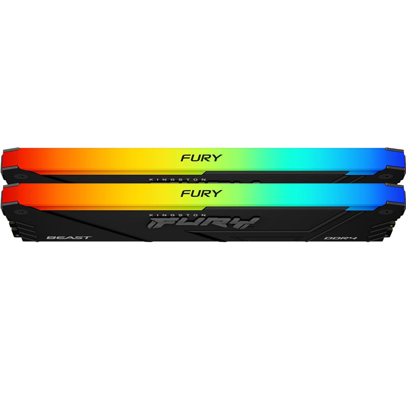 KINGSTON Fury Beast 16GB (2x8GB) 3600MT/s DDR4 CL17 KF436C17BB2AK2/16 RGB RAM pomnilnik