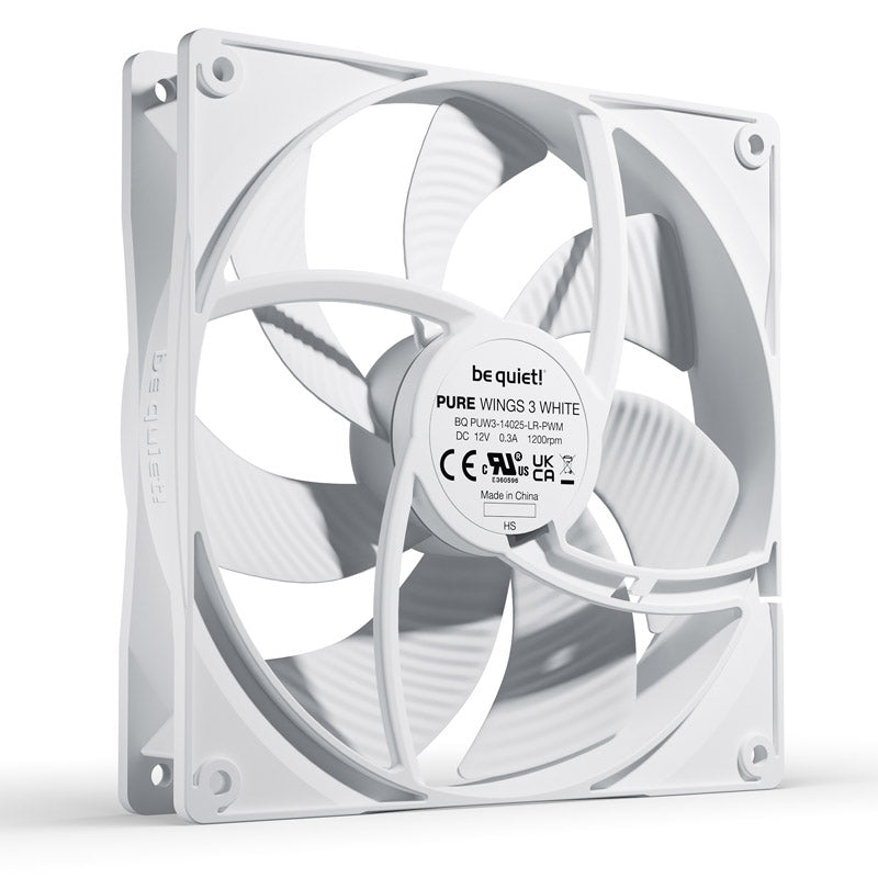 BE QUIET! Pure Wings 3 (BL112) 140mm 4-pinski PWM bel ventilator