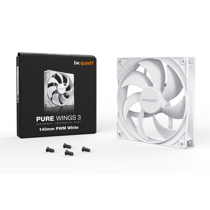 BE QUIET! Pure Wings 3 (BL112) 140mm 4-pinski PWM bel ventilator