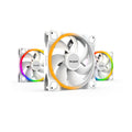 BE QUIET! LIGHT WINGS White (BL102) trojno pakiranje RGB 140mm 4-pin PWM beli ventilator