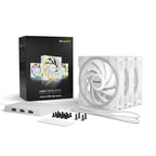 BE QUIET! LIGHT WINGS White High-Speed (BL100) trojno pakiranje RGB 120mm 4-pin PWM bel ventilator
