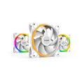 BE QUIET! LIGHT WINGS White (BL100) trojno pakiranje RGB 120 mm 4-pin PWM beli ventilator
