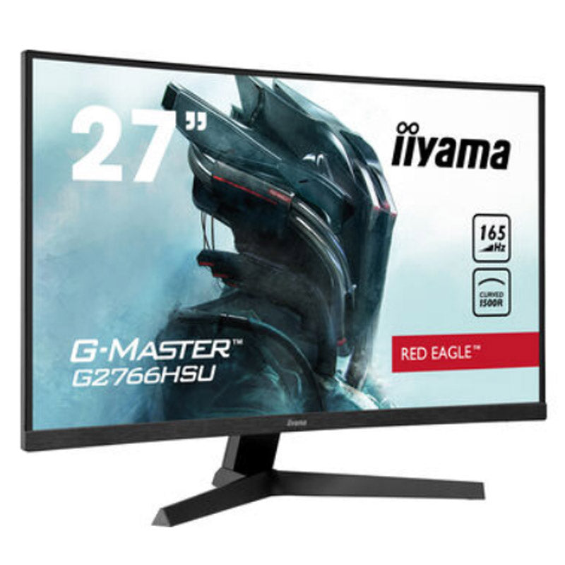 IIYAMA Red Eagle G-master G2766HSU-B1 68,5cm (27") FHD VA 165Hz DP/HDMI/USB FreeSync zvočniki ukrivljen gaming monitor