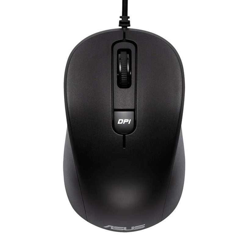 ASUS MU101C žična optična miška Blue Ray, črna