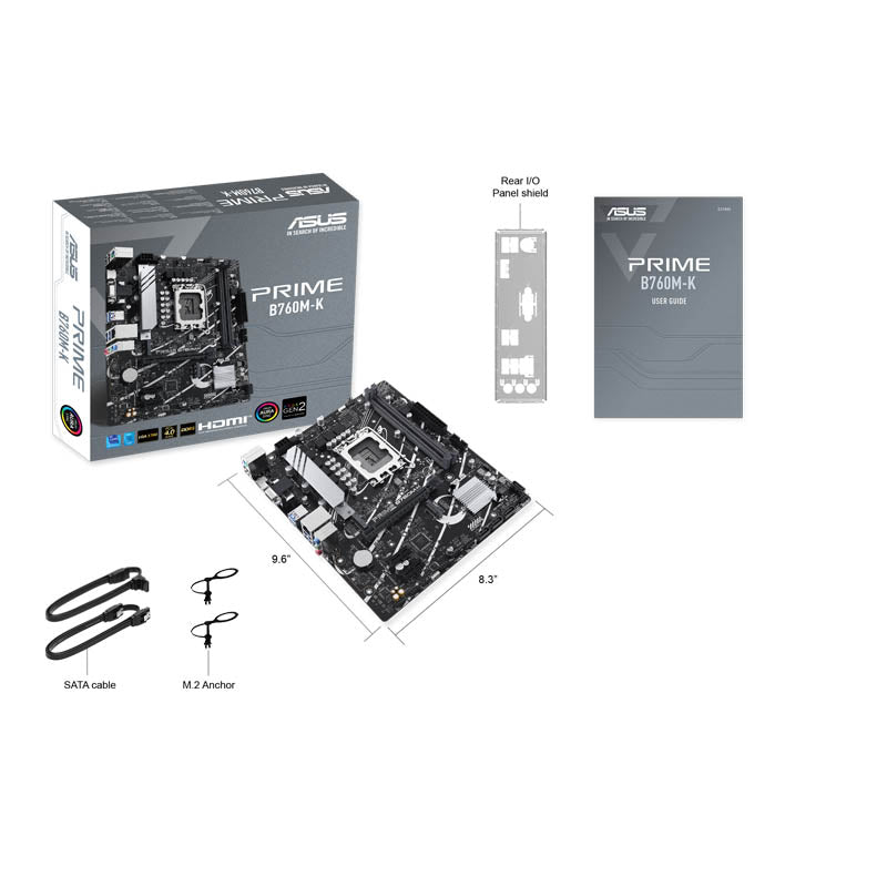 ASUS Prime B760M-K LGA 1700 DDR5 MicroATX matična plošča