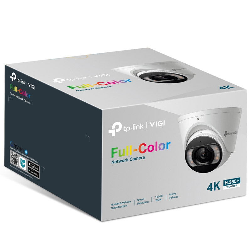 TP-LINK VIGI C485 2,8mm 8MP Full-Color Turret 360° 4K dnevna/nočna IR LAN nadzorna kamera