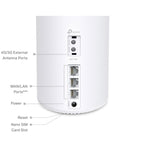TP-LINK Deco X10-4G (1-pack) AX1500 Whole Home Mesh WiFi6 brezžični usmerjevalnik - router / dostopna točka-AP