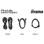IIYAMA ProLite XB3270QSU-B1 80cm (31,5") WQHD 2K IPS HDMI/DP zvočniki monitor