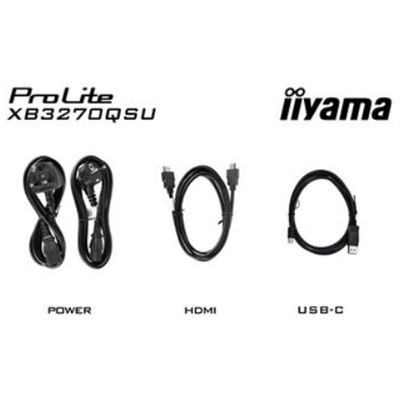 IIYAMA ProLite XB3270QSU-B1 80cm (31,5") WQHD 2K IPS HDMI/DP zvočniki monitor