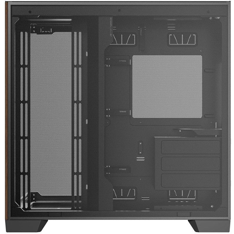 ANTEC C8 leseno ohišje Full-Tower z oknom, črno/rjavo, za igranje iger