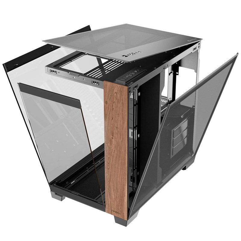 ANTEC C8 leseno ohišje Full-Tower z oknom, črno/rjavo, za igranje iger