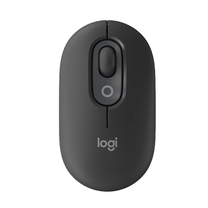 LOGITECH POP Emoji brezžična optična grafitna miška