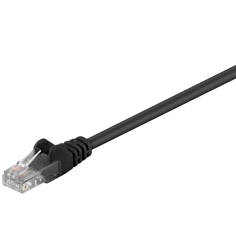 GOOBAY U/UTP CAT 5e LAN patch 2m črn povezovalni kabel
