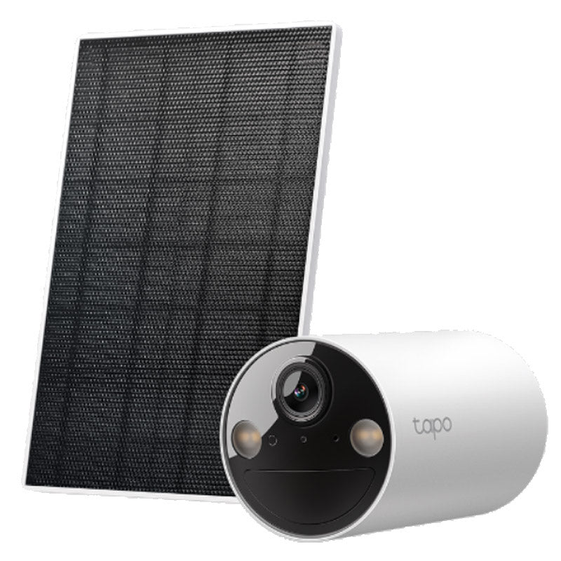 TP-LINK Tapo C410 KIT 3MP 2K WiFi zunanja brezžična baterijska solarni panel bela nadzorna kamera
