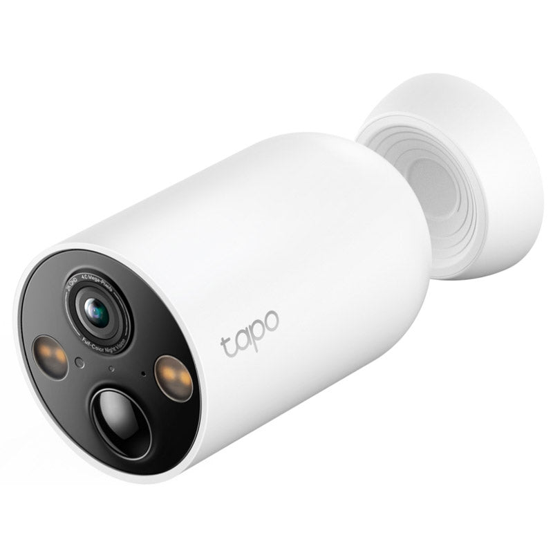 TP-LINK Tapo C425 KIT 4MP 2K QHD dnevno/nočna WiFi Full-Color zunanja brezžična baterijska solarni panel bela nadzorna kamera