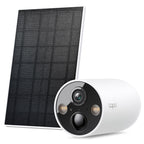 TP-LINK Tapo C425 KIT 4MP 2K QHD dnevno/nočna WiFi Full-Color zunanja brezžična baterijska solarni panel bela nadzorna kamera