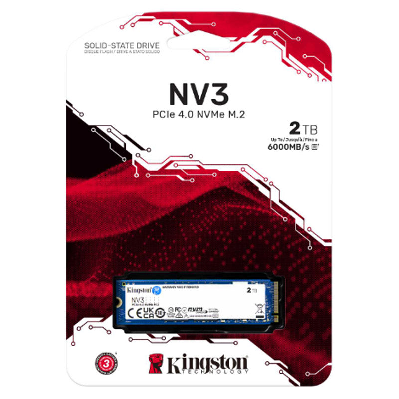 KINGSTON NV3 2TB M.2 PCIe 4.0 NVMe SNV3S/2000G SSD